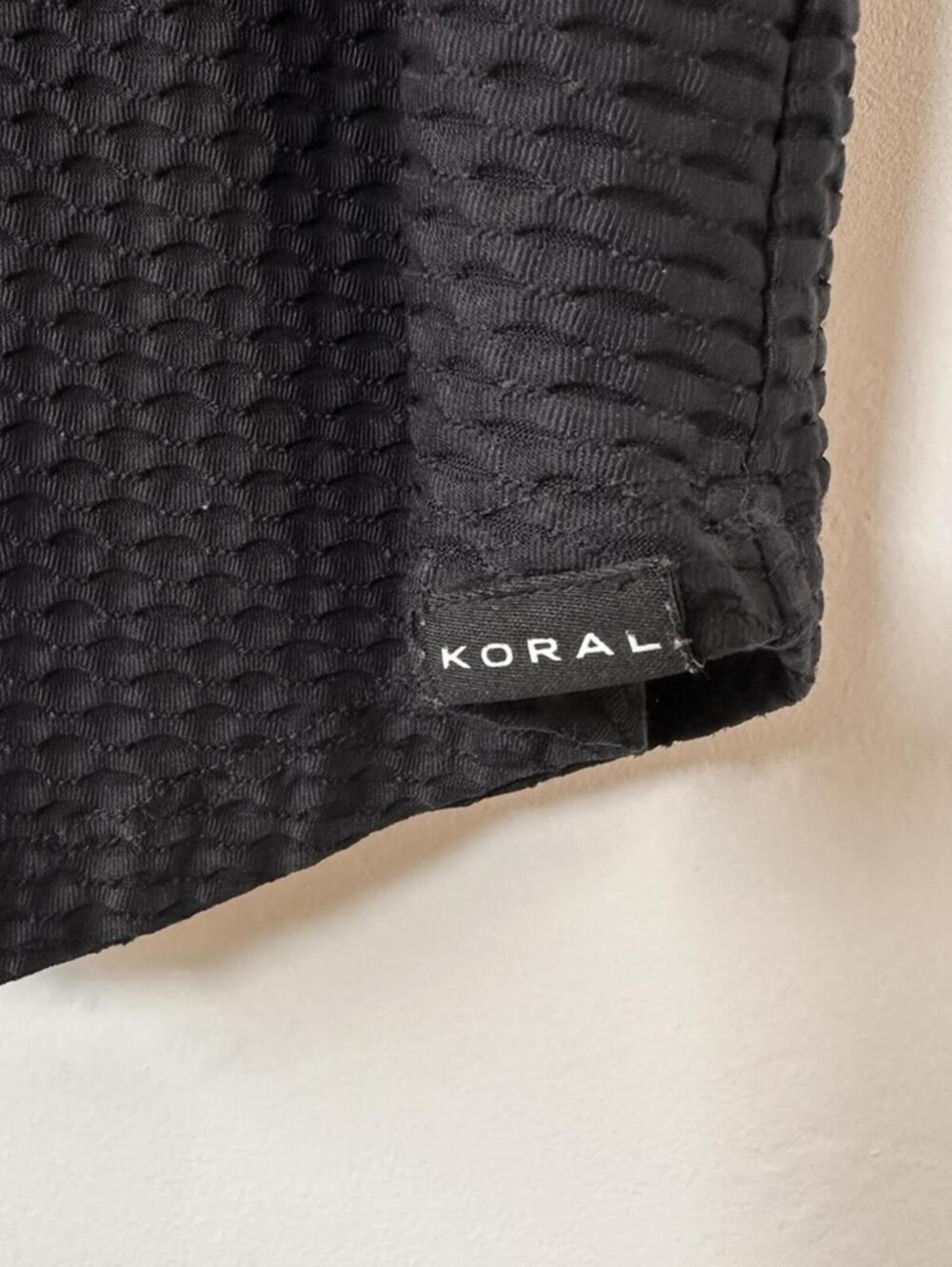 Koral Muscle Netz Black Tank Top Size Small - Picture 4 of 9